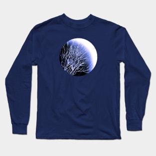 THE Light Blue MOON Long Sleeve T-Shirt